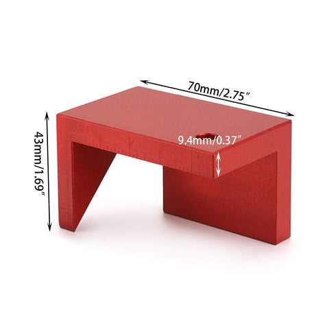 OwnMy 45 Degree Angle Marker Aluminum Alloy Pen Center Finder with Inch Scale, Woodworking Center Scriber Right Angle Line Drawing Ruler Measuring...