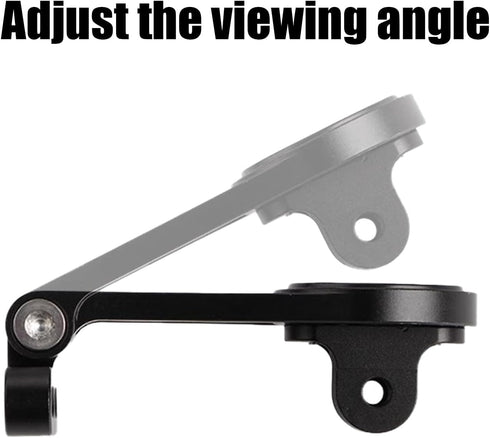 Out Front Bike Computer Mount -Adjustable Bicycle Computer Mount for Garmin Edge Wahoo, Extended Mountain Bike Accessories Cycling Phone Bike Ligh...