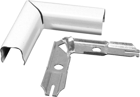 Legrand Wiremold BWH6 Metal Raceway for Extending Power, 700 Series, Flat Elbow, White (1 Pack)...