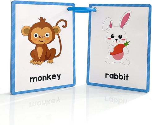Animals Learning Flashcards, High Frequency Words, Beginning Reading, Kindergarten to 1st Grade, ESL Teaching Materials, Autism Learning Materials...