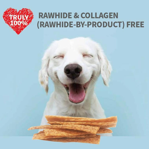 Chicken Dog Chew Chips, Puffed Human Grade Chicken Dog Treat, Rawhide Alternative, Easy to Digest 12pcs/Pack...