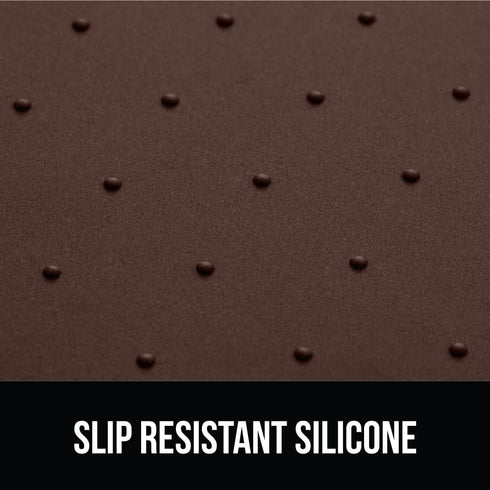 Gorilla Grip 100% Waterproof Raised Edge BPA Free Silicone Pet Feeding Mat, Dog Cat Food Mats Contain Spills Protects Floors, Placemats for Cats a...
