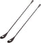 12 Inches Mixing Spoon Stainless Steel, Spiral Pattern Bar Spoon for Cocktail Shaker Tall Cups...