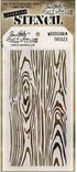 Stampers Anonymous Tim Holtz Layered Stencil, 4.125-Inch by 8.5-Inch, Woodgrain...