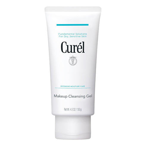 Curel Japanese Skin Care Makeup Cleansing Gel, Gentle Facial Cleanser for Dry, Sensitive Skin, pH-Balanced and Fragrance-Free Japanese Skincare, 4...