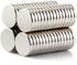 50pcs Refrigerator Magnets, Multi-Use Premium Brushed Nickel for Fridge, Whiteboard, Dry Erase Board in Home, Kitchen, Office and School, 12 x 2mm...