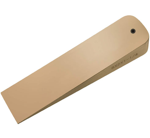 CS Unitec | Non-Sparking Aluminum Bronze Flange Wedge with Lanyard Hole | Metal Pipefitting Welding Tool | 1/2 in x 3/4 in x 4 in (Pack of 1)...