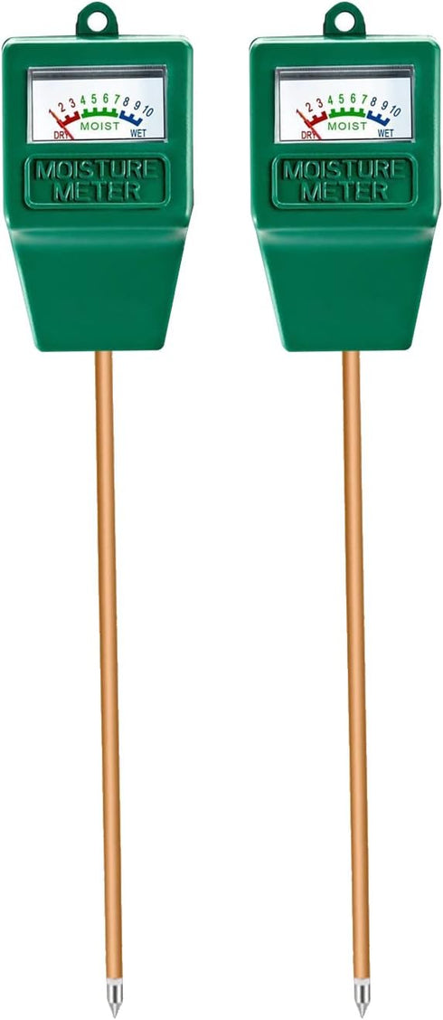 Soil Moisture Meter,2 Pack Plant Hygrometer Moisture Sensor Plant Water Monitor for Potted Plants,Garden,Farm, Lawn(No Battery Needed)...