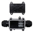 Junction Box Waterproof IP68 2 Way Plug Line M20 Coaxial Underground Electrical Junction Box Wire Range 5 to 15mm Outdoor External Electric Power ...