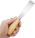 Putty Knife, 1 Inch Metal Scraper, wooden Handle Spackle Knives for Drywall, Decals, Wall paper, Patching, Painting, Taping, Scraping Coating...