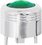 GG Grand General 69043 Chrome Plastic A/C Knob with Green Jewel for Peterbilt...