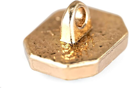 Emerald Cut Ruby Rhinestone Sewing Shank Buttons 20 Pcs - 12X10mm, 1/2"...