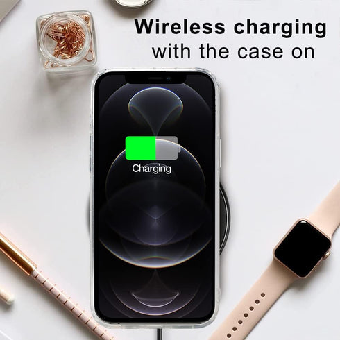 Compatible iPhone 12 Pro Max Black and White Butterfly Case Translucent Frosted Laser?High Grade TPU and Hard PC Case Unique Butterfly Print Patte...