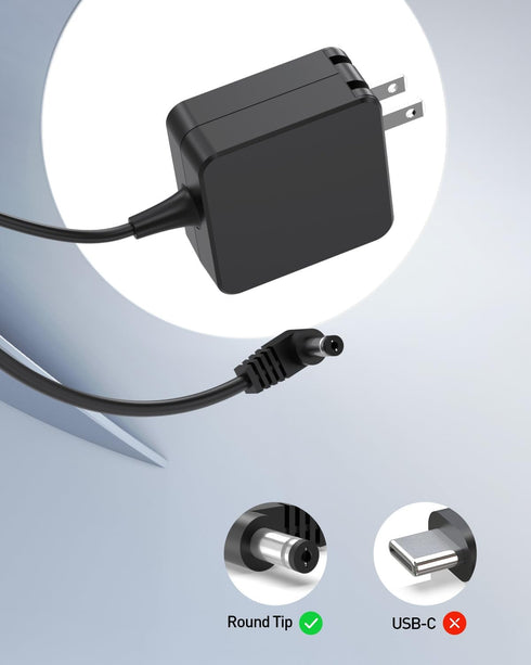 19V Charger for Gateway Laptop - (Fit for GWTN156-1 GWTN156-4 GWTN156-5 GWTN156-7 GWTN156-9 GWTN156-11 GWTN141-2 GWTN141-3 GWTN141-4 GWTN141-6 GWT...