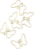 20 Pcs Butterfly Paperclip Bookmark Metal Art Clips Office Supplies Set Binder Folders Metal File Holder for Notebooks Scrapbooks File Organizer, ...