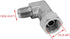 (2-PACK) 1501-02-04 Hydraulic Hose Adapter Fitting 1/8" Male (1/8"-27NPTF) × 1/4" Female (1/4"-18NPSM) Swivel 90° Elbow SAE Pipe Joints Tube Conne...