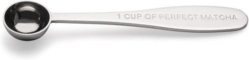 Matcha Measuring Spoon | One Cup of Perfect Matcha | Stainless Steel Scoop | Premium High Polish Finish | 1/2 Teaspoon | 1Gram Serving...