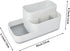 LETURE Desktop Storage Organizer, Pen Pencil Card Holder Box Container for Desk, Office Supplies, Vanity Table (White)...