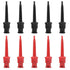 Hook Clip, 10pcs P5002 Hook Multimeter Test Hook Grabbers for Digital Multimeter/SMD IC D20 Cable Welding(Black&Red)...