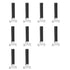 Adjustable Angle Connectors,Baluster Swivel Connectors with Screw for Installation of 1/2" Square Balusters balusters for staircase interior 10 Pa...