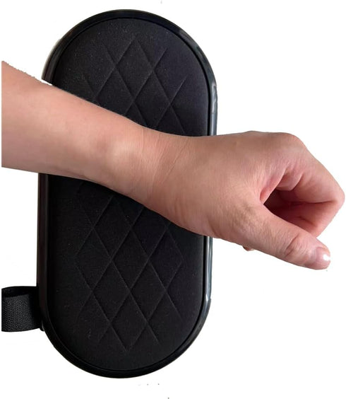 Ergonomic Mouse Tray for Chair Arm Rest Mouse Pad Armrest with Wrist Rest Elbow Support Mouse Platform Gaming Chair Arm Mouse Tray Chair Mount Arm...