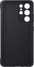for Galaxy S21 Ultra Case with S Pen Holder, Liquid Silicone Phone Cover with Stylus Slot (S-Pen Not Included) Anti-Fingerprint Military Shockproo...