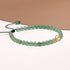 Green Aventurine/Citrine Beaded Anklet Bringing Good Luck and Wealth Handmade Ankle Bracelets for Women Adjustable (8.5-10in)...