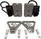 Kit 175 Amp 2Pcs Connectors Plugs 175A Quick Connect Disconnect 600 V+ 2 Pcs 175 amp Handle Battery Power Connector+2 Pcs Cover Dust (Grey, 1/0 AW...