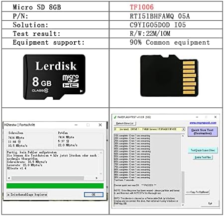 Factory Wholesale Micro SD Card 8GB U1 Pack of 3 in Bulk Micro SDHC with Adapter Produced by Authorized Licencee(8GB)...