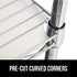 GORILLA GRIP ShelfGuard Wire Shelf Liner Compatible with Amazon Basics Shelving Unit, Set of 3 Waterproof Liners for Organizing Metal Rack Shelves...