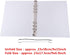 3PCS A5 6 Ring Binder Cover Clean Transparent Soft PVC for Refillable Notebook Shell withMatte surfaceforStamp & Die Storage...