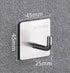 Wall Hooks Adhesive Heavy Duty Outdoor Christamas Hooks for Ornaments Stocking Waterproof Stainless Steel Door Bathroom and Bedroom for Hanging Ba...