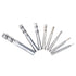 AUTOTOOLHOME 1/8" 3/16" 1/4" 5/16" 3/8" 1/2" high Speed Steel HSS 4 Flute Straight End Mill Cutter 5/32" 1/16" Set of 8...