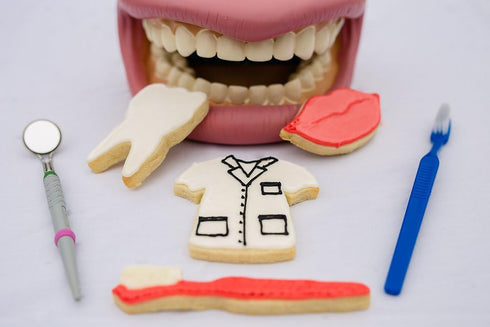 Dentist Party Tooth and Toothbrush Cookie Cutter 2 Piece Set from The Cookie Cutter Shop – Tin Plated Steel...