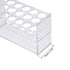 uxcell Acrylic Test Tube Holder Lab Stand Rack 2x6 Wells for Centrifuge Tubes Clear...