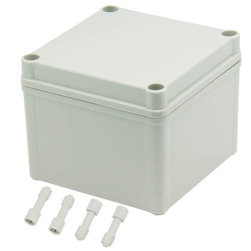 Zulkit Junction Box ABS Plastic Dustproof Waterproof IP67 Junction Boxes Universal Electrical Project Enclosure DIY Electronic Project Box Grey 4....