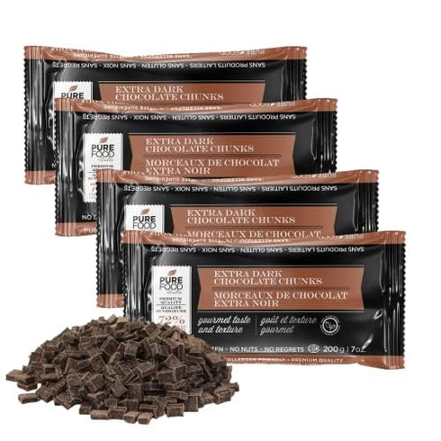 Dairy Free Dark Chocolate Chunks, 7oz (3 Pack) | All Natural | Certified Kosher | Vegan, Gluten-Free, Dairy-Free, Nut-Free | Allergen Friendly Bak...