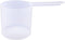 Plastic Measuring Scoop, (118.4 cc | 1/2 Cup | 4 fl oz. | 118.4 mL) Long Handle Spoons for Powders, Granules, Coffee, Pet Food, Baking Supplies, P...