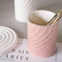 Ceramic Pencil Holder for Desk, Cute Pen Holder Stand, Makeup Brush Cup Organizer, Pink...