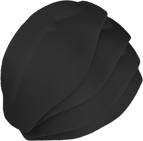 3D Men Enlarge Front Pad, 4 PCS Thickened Sponge Cushion Swim Trunks Cup Crotch Pad - Protection Sponge Enhancement Cup Pouch Pad(Black)...