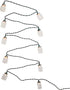 Kurt Adler UL 10-Light Clear Mason Jar Light Set...