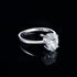 JewelryPalace Oval Cut 2ct Cubic Zirconia Engagement Rings for Women, 14K White Gold Plated 925 Sterling Silver Promise Ring for Her, Simulated Di...