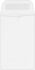 LUXPaper #1 Coin Envelopes | 2 1/4" x 3 1/2" | Bright White | 24lb. Text | 250 Qty...