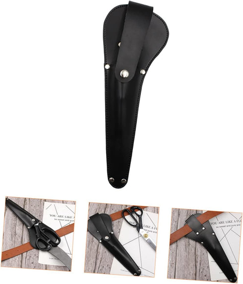 COHEALI Leather Tooling Leather Protector Leather Pu Sewing Bag Shear Craft Case Scissor Covers Scissor Leather Scissor Covers Tool Cover Storage ...