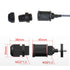 5PCS M20 RJ45 Waterproof Cat5 8P8C Connector IP67 Ethernet LAN Cable Connector Double Head with Cat5 Network Cable Outdoor LAN Coupler Adapter Mal...