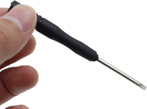 Fixinus 10 Pieces Slotted 2.0mm Flat Head Mini Screwdrivers Set for Cell Phone iPhone Samsung Tablet Laptop PC Games and Small Electronics...