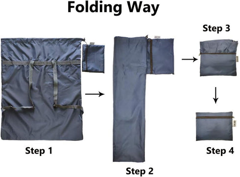 Laundry Bag Backpack, 27” x 34”Sturdy Laundry Bag with Shoulder Straps Drawstring Closure Heavy Duty Foldable Laundry Backpack for College, Travel...