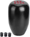 Qiilu Universal Car 6 Speed Manual Gear Shift Lever Knob Stick Head, Shifter Knob(Black)...