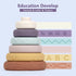 Mini Tudou Stacking & Nesting Circle Toy,6 Pcs Soft Building Rings Stacker & Teethers,Squeeze Play with Early Educational Learning Stacking Tower,...