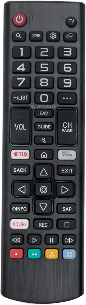 Replacement Remote Applicable for LG TV 65UN7000PUD 43UN7300PUF 43UN7300PUC 43UN7300AUD 43UN7300PUD 43UN7100PUA 43UN7000PUB 43UN6950ZUA 43UN6951ZU...